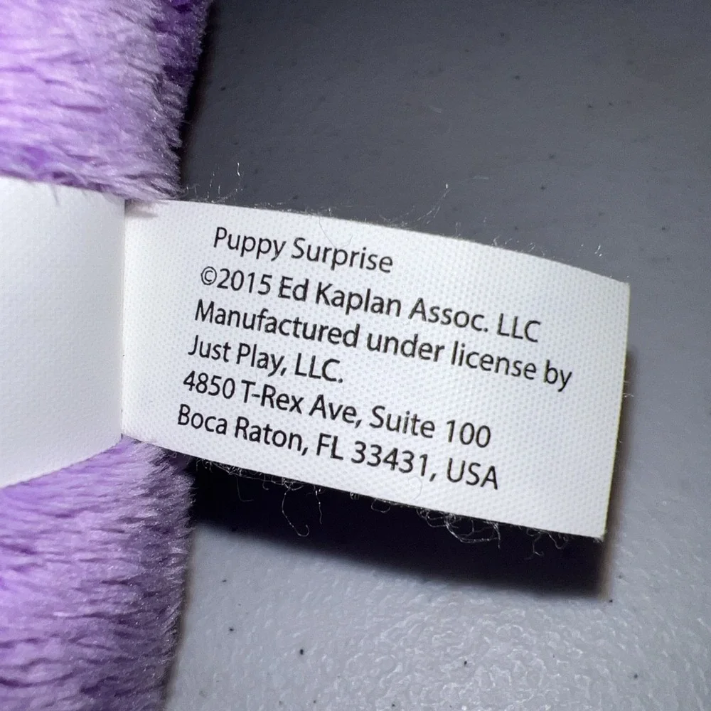 Puppy Surprise Hasbro 2015 Purple Mom Dog Plush Stuffed And 1 Puppy 12